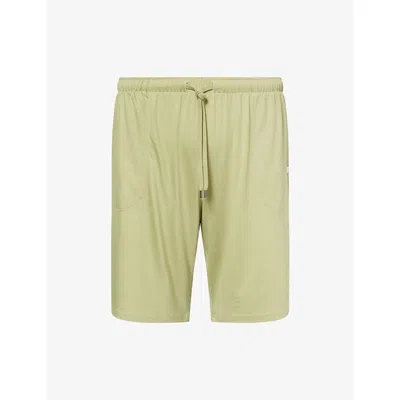 Derek Rose Mens  Basel 24 Modal-jersey Shorts In Green