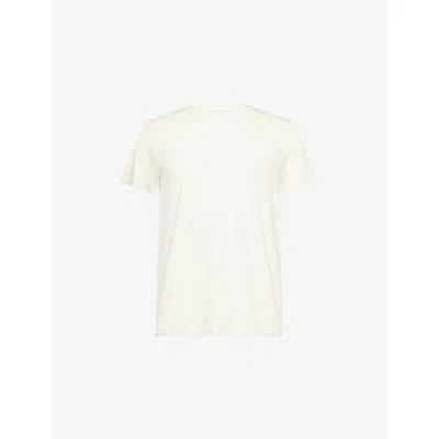Derek Rose Mens Cream Basel 24 Short-sleeve Modal-jersey T-shirt Xxl In White