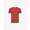 Derek Rose Mens Red Basel Relaxed-fit Stretch-jersey T-shirt In Red