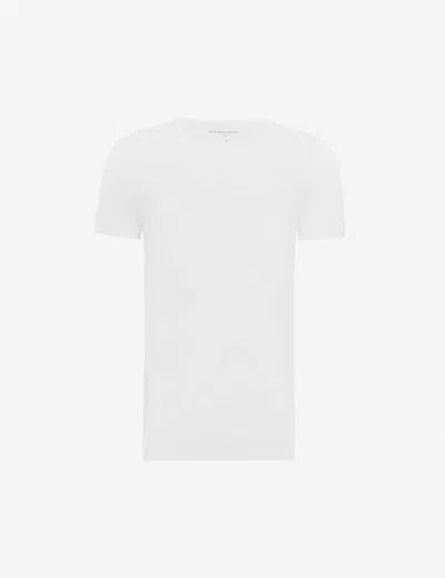 Derek Rose Derek Rose Mens White Crewneck Modal T-shirt