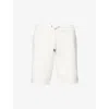 Derek Rose Mens White Quinn Drawstring Cotton-jersey Sweat Shorts Xl In White