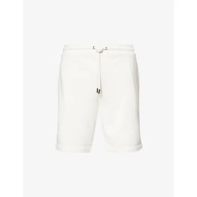 Derek Rose Mens White Quinn Drawstring Cotton-jersey Sweat Shorts Xl