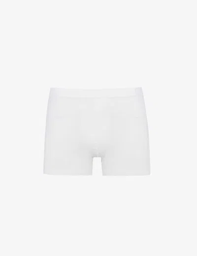Derek Rose Derek Rose Mens White Regular-fit Modal Trunks
