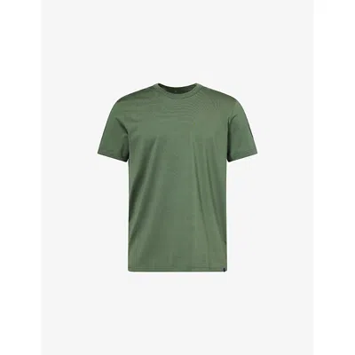 Derek Rose Mens Green Barny Short-sleeve Cotton-jersey T-shirt