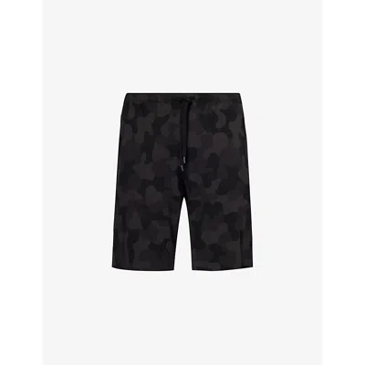 Derek Rose Mens London 11 Relaxed-fit Stretch-modal Shorts Black Xxl