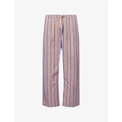 Derek Rose Mens  Wellington Striped Pyjama Bottoms