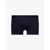 Derek Rose Mens Navy Alex Hipster Stretch-modal Boxer Briefs In Blue