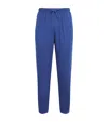 Derek Rose Mens Basel Relaxed-fit Stretch-modal Lounge Trousers Blue Xxl In Blue