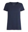 Derek Rose Micro Modal Lara Pyjama Top In Blue