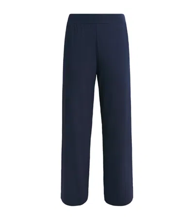 Derek Rose Micro Pyjama Trousers In Blue