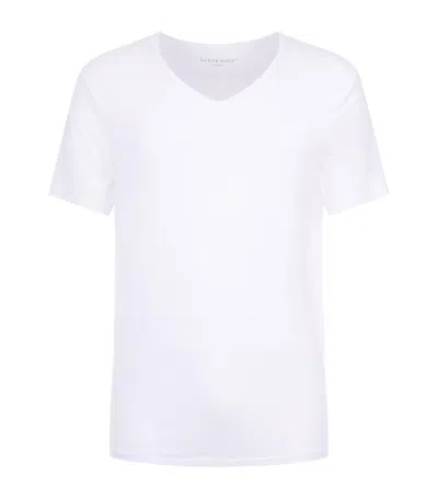 Derek Rose Model Lounge T-shirt In White