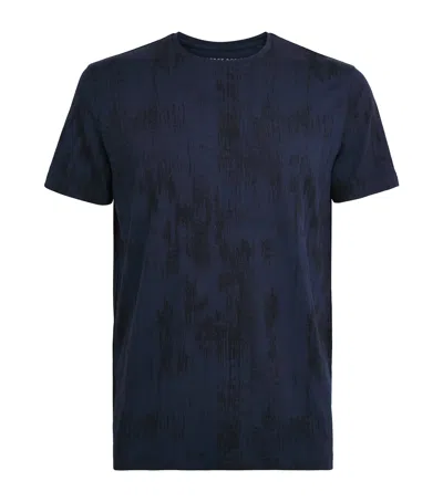 Derek Rose Printed London T-shirt In Blue
