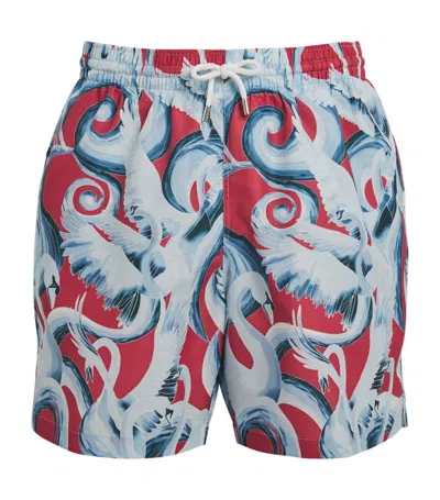 Derek Rose Printed Maui Swim Shorts In Multi