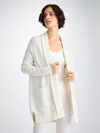 Derek Rose Women's Cardigan Nina Cashmere White