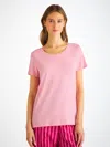 Derek Rose Women's T-shirt Lara Micro Modal Stretch Ballet Pink In Pink