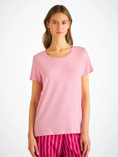 Derek Rose Women's T-shirt Lara Micro Modal Stretch Ballet Pink