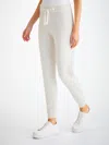 Derek Rose Women's Track Pants Daphne Cashmere White