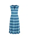 Derhy 팬셰트 미디 드레스 In Blue