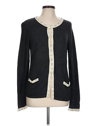 Pre-owned Derhy Cardigan Sweater In Gray