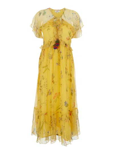 Derhy Madrugada Dress In Yellow