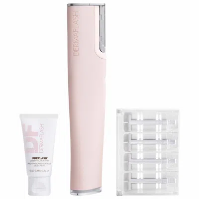 Dermaflash Luxe+ Advanced Sonic Dermaplaning + Peach Fuzz Removal Blush Pink