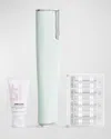Dermaflash Luxe+ Advanced Sonic Dermaplaning And Peach Fuzz Removal In Seafoam