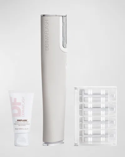 Dermaflash Luxe+ Sonic Dermaplaning & Peach Fuzz Removal In White