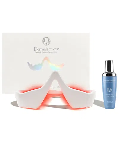 Dermalactives Women's Perfecting Face Serum With Vitamin C And Hyaluronic Acid + Hologlow Under Eye  In Multi