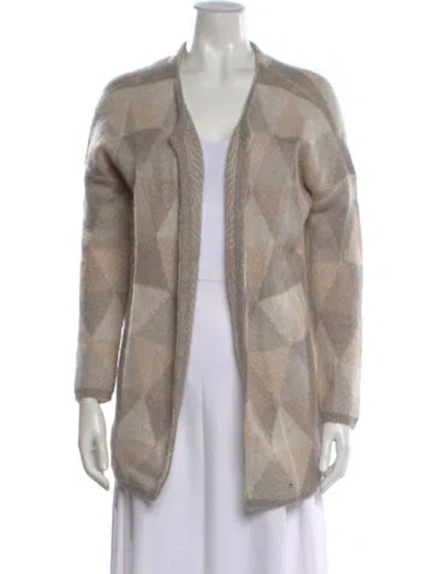 Pre-owned Des Petits Hauts Nylon Patterned Sweater In Neutral