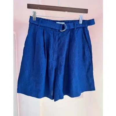 Des Petits Hauts Verino Shorts In Blue