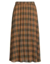 Des Petits Hauts Woman Midi Skirt Camel Size 1 Viscose, Wool, Polyamide, Polyester