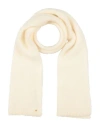 Des Petits Hauts Woman Scarf Ivory Size - Superkid Mohair, Merino Wool, Polyamide, Elastane In White