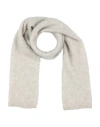 Des Petits Hauts Woman Scarf Light Grey Size - Superkid Mohair, Merino Wool, Polyamide, Elastane In Gray