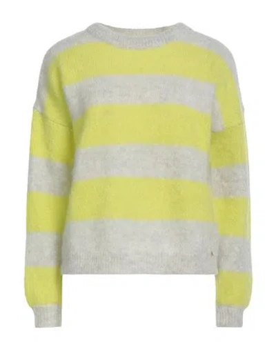 Des Petits Hauts Woman Sweater Lime Green Size 1 Superkid Mohair, Merino Wool, Polyamide, Elastane