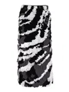 Des_phemmes Sequinned Midi Skirt In Multicolor