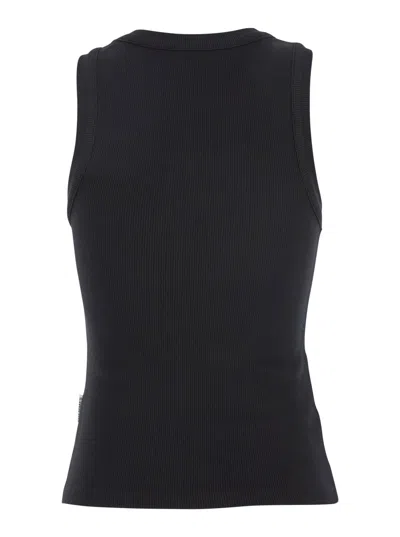 Des Phemmes Classic Tank Top In Black