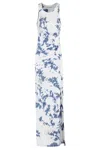 Des_phemmes Des Phemmes Cotton Rib Tie Dye Embroidred Dress