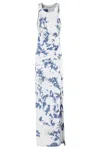 Des_phemmes Des Phemmes Cotton Rib Tie Dye Embroidred Dress