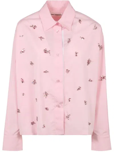 Des Phemmes Cotton Shirt In Pink