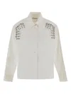 Des_phemmes Crystal-embellished Shirt In White