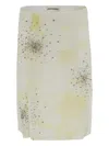 Des_phemmes Crystal-embellished Skirt In White