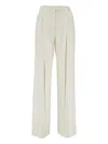Des_phemmes Dart-detailing Tailored Trousers In White