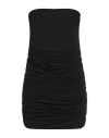 Des_phemmes Woman Mini Dress Black Size 4 Nylon, Elastane