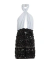 Des_phemmes Woman Mini Dress Black Size 4 Silk, Cotton, Elastane In Black