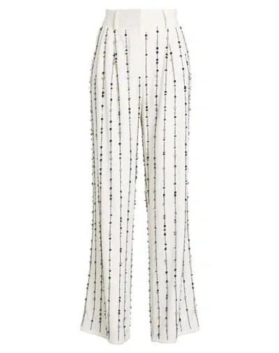 Des Phemmes Des_phemmes Woman Pants Ivory Size 4 Wool In White