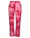 Des_phemmes Woman Pants Magenta Size 4 Cotton In Magenta