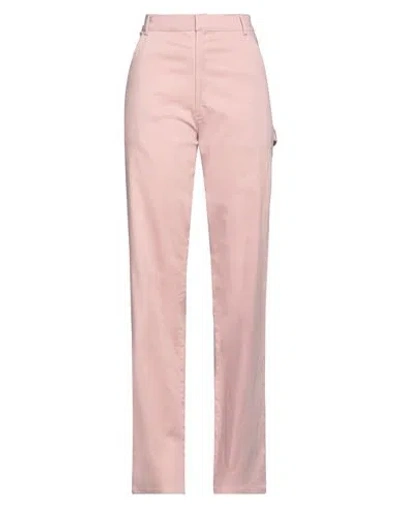 Des Phemmes Des_phemmes Woman Pants Pink Size 4 Cotton, Elastane