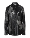 Des Phemmes Des_phemmes Woman Shirt Black Size 4 Polyester, Polyurethane
