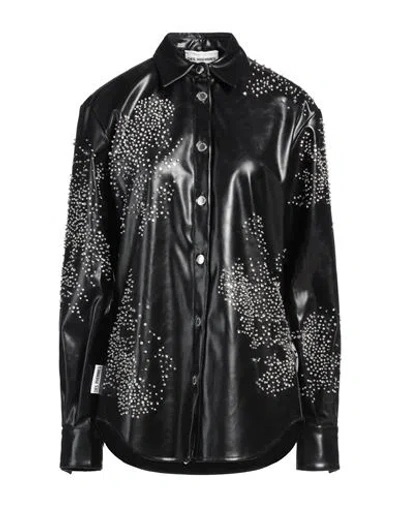 Des Phemmes Des_phemmes Woman Shirt Black Size 4 Polyester, Polyurethane