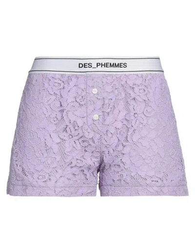 Des Phemmes Short  Woman Color Lavander